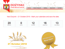 Tablet Screenshot of dozynki.com.au